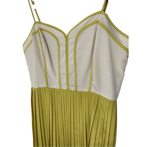 Coincidence and Chance S Quirky Retro Anthropologie Bodycon Mini Dress Green - Picture 3 of 5